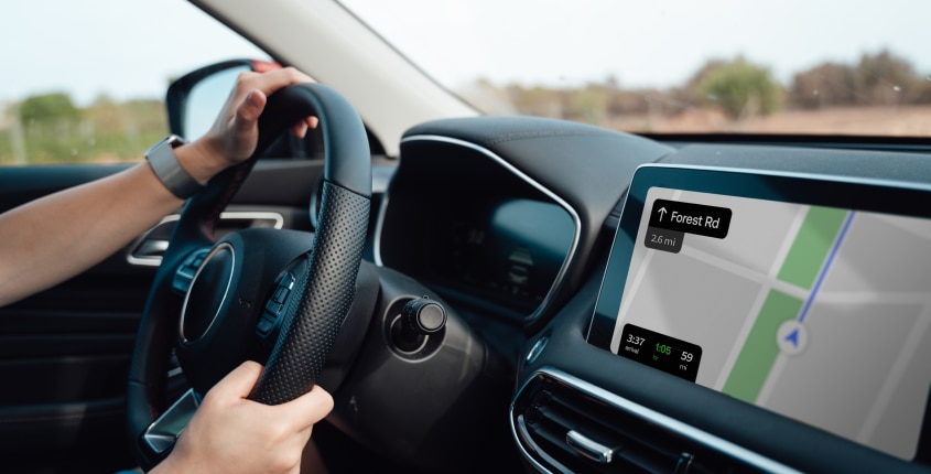 in dash navigations monitor